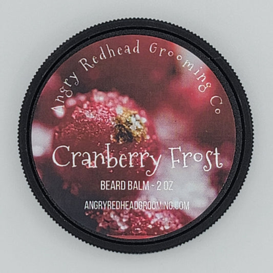 Cranberry Frost Beard Balm by Angry Redhead Grooming Co - angryredheadgrooming.com