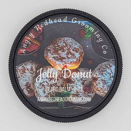 Jelly Donut Beard Balm by Angry Redhead Grooming Co - angryredheadgrooming.com
