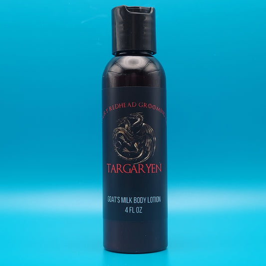 Targaryen Goat's Milk Body Lotion by Angry Redhead Grooming Co - angryredheadgrooming.com