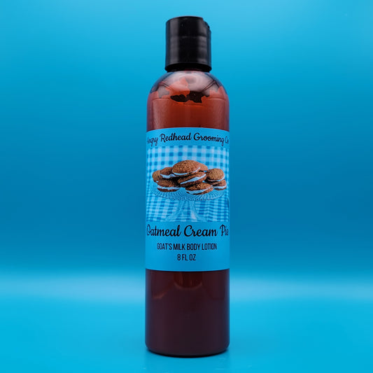 Oatmeal Cream Pie Goat's Milk Body Lotion by Angry Redhead Grooming Co - angryredheadgrooming.com