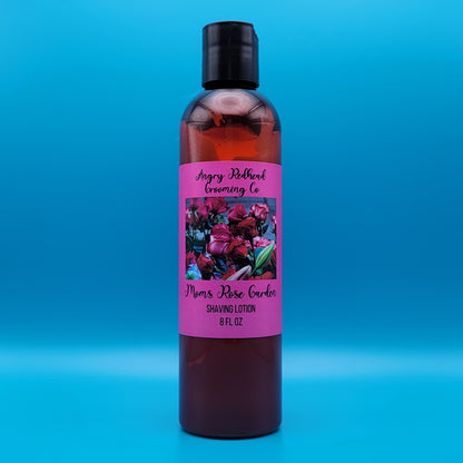 Mom's Rose Garden Shaving Lotion by Angry Redhead Grooming Co - angryredheadgrooming.com