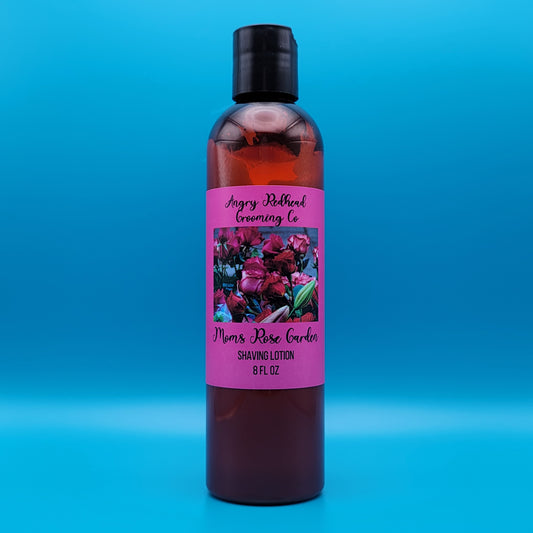 Mom's Rose Garden Shaving Lotion by Angry Redhead Grooming Co - angryredheadgrooming.com
