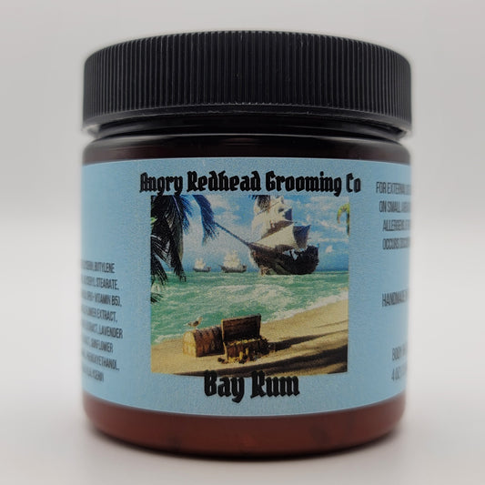 Bay Rum Whipped Body Butter by Angry Redhead Grooming Co - angryredheadgrooming.com
