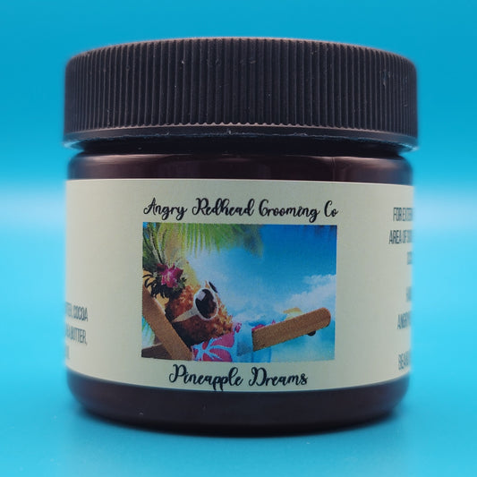 Pineapple Dreams Beard Butter by Angry Redhead Grooming Co - angryredheadgrooming.com