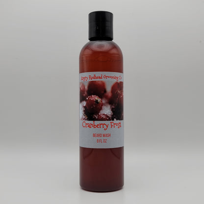 Cranberry Frost Beard Wash by Angry Redhead Grooming Co - angryredheadgrooming.com