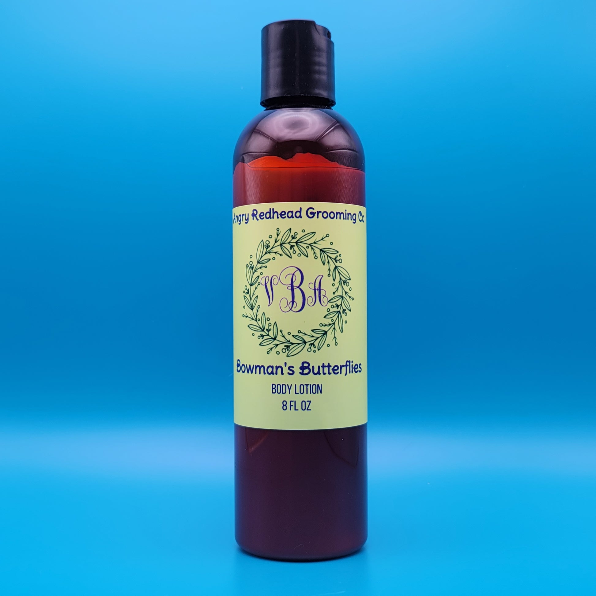 Bowman's Butterflies Body Lotion by Angry Redhead Grooming Co - angryredheadgrooming.com