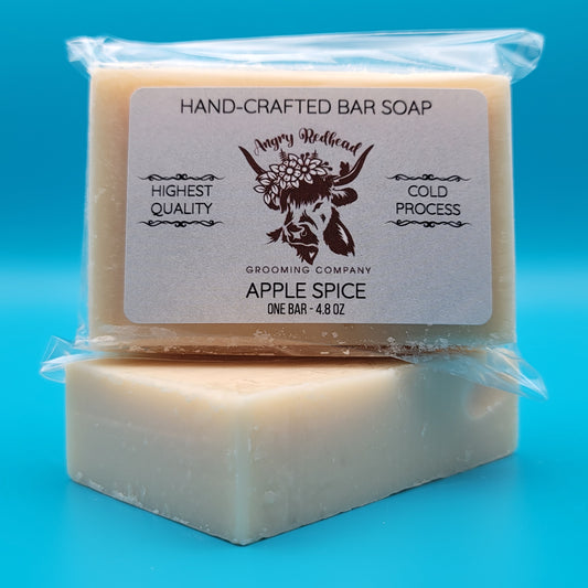 Apple Spice Bar Soap by Angry Redhead Grooming Co - angryredheadgrooming.com