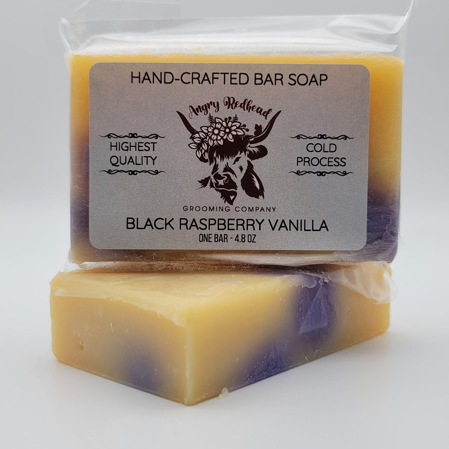 Black Raspberry Vanilla Bar Soap by Angry Redhead Grooming Co - angryredheadgrooming.com