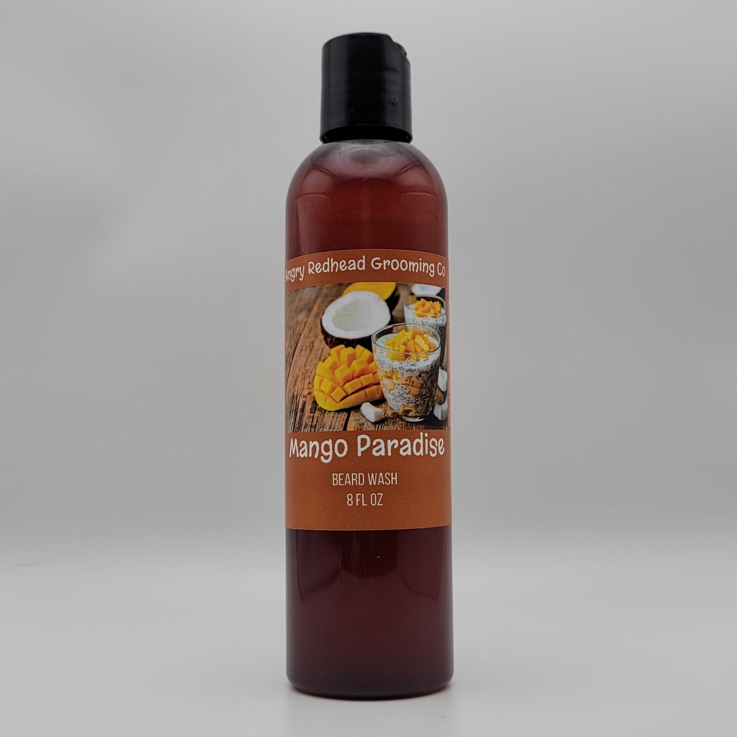 Mango Paradise Beard Wash by Angry Redhead Grooming Co - angryredheadgrooming.com