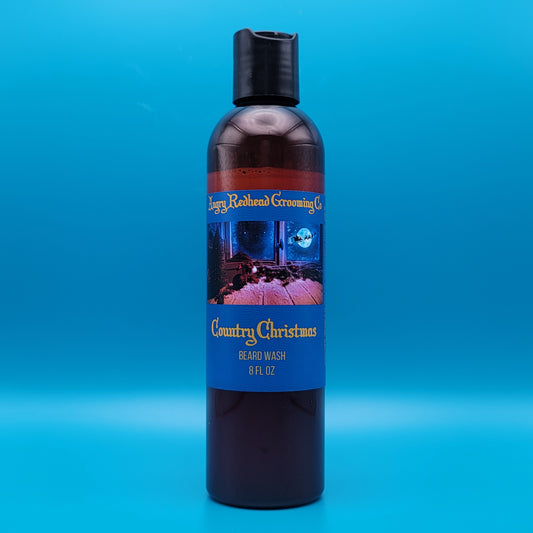 Country Christmas Beard Wash by Angry Redhead Grooming Co - angryredheadgrooming.com