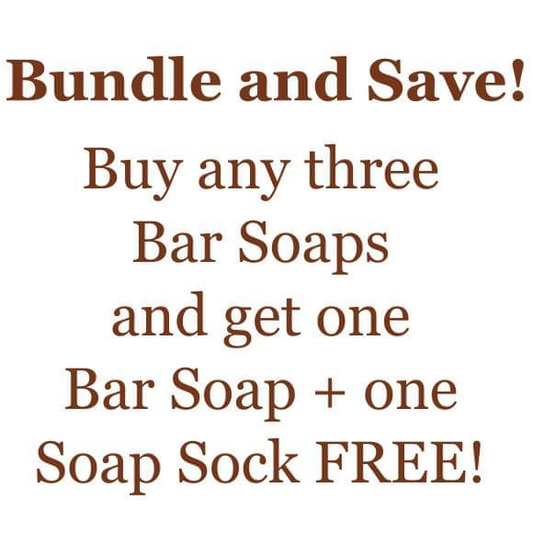 Buy 3 Bar Soaps, Get 1 Bar Soap + 1 Soap Sock Free by Angry Redhead Grooming Co - angryredheadgrooming.com