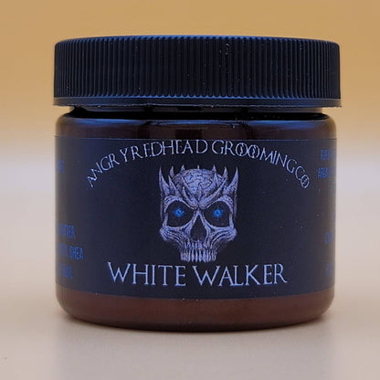 White Walker Beard Butter by Angry Redhead Grooming Co - angryredheadgrooming.com