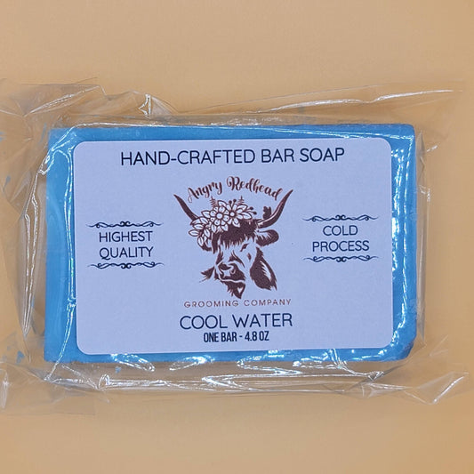 Cool Water Bar Soap by Angry Redhead Grooming Co - angryredheadgrooming.com