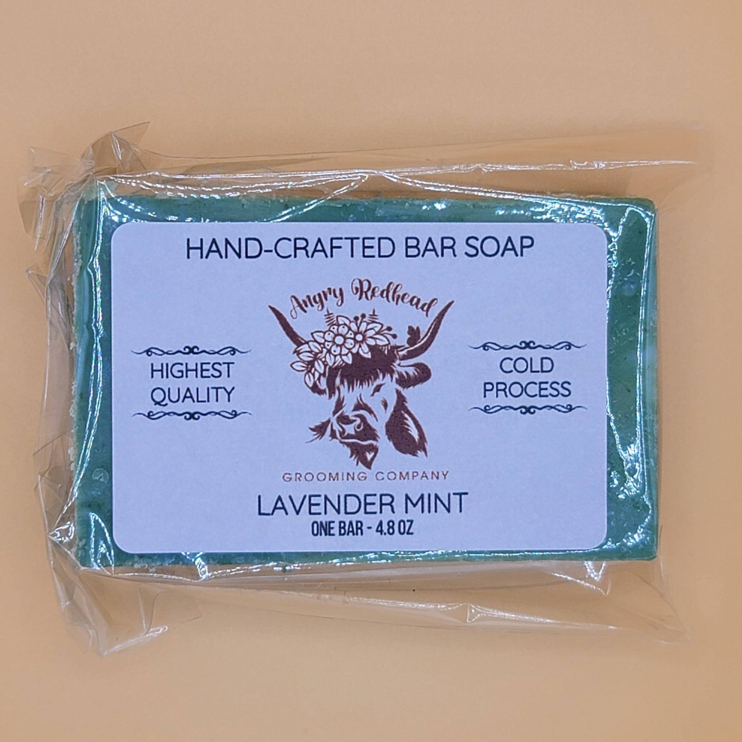 Lavender Mint Bar Soap by Angry Redhead Grooming Co - angryredheadgrooming.com