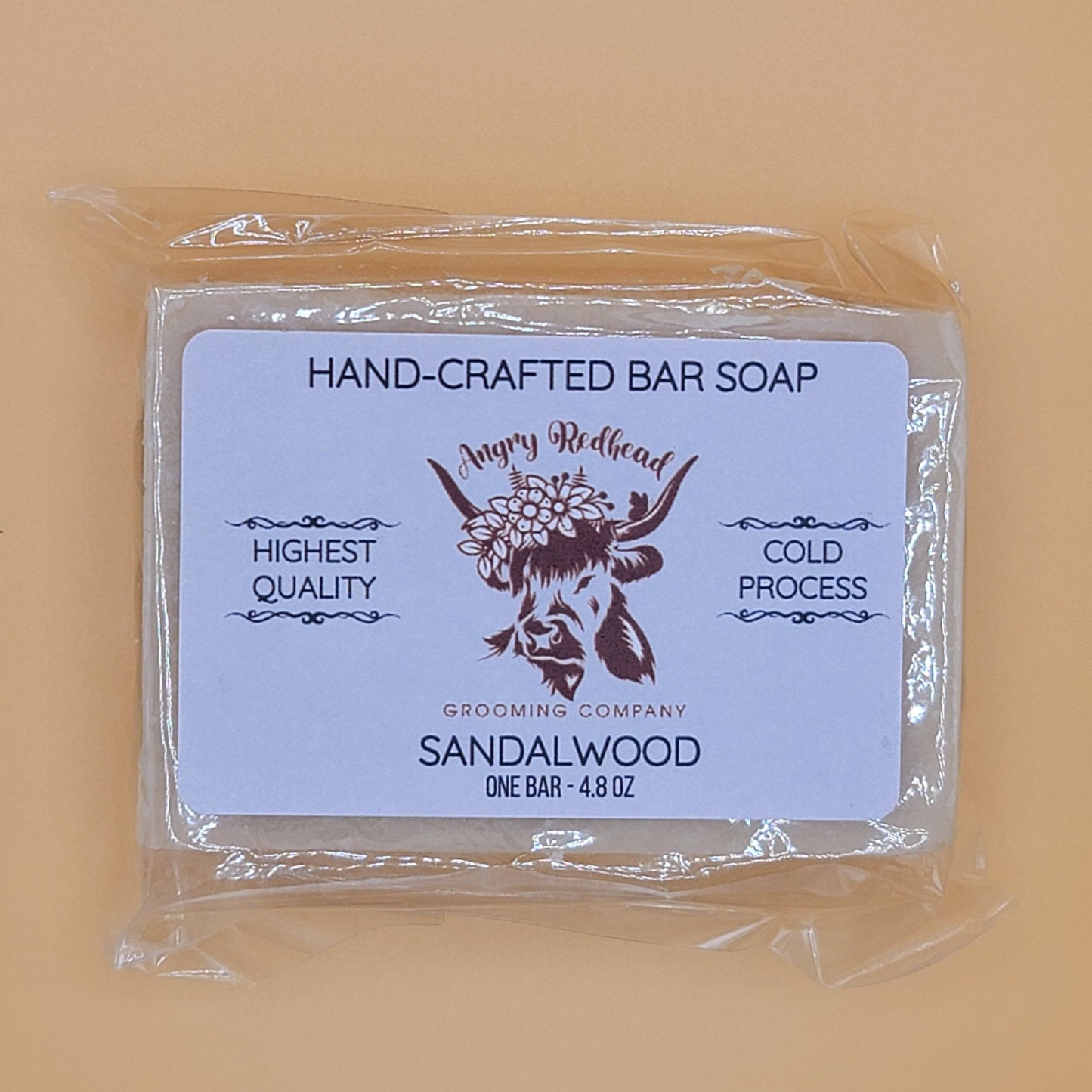 Sandalwood Bar Soap by Angry Redhead Grooming Co - angryredheadgrooming.com