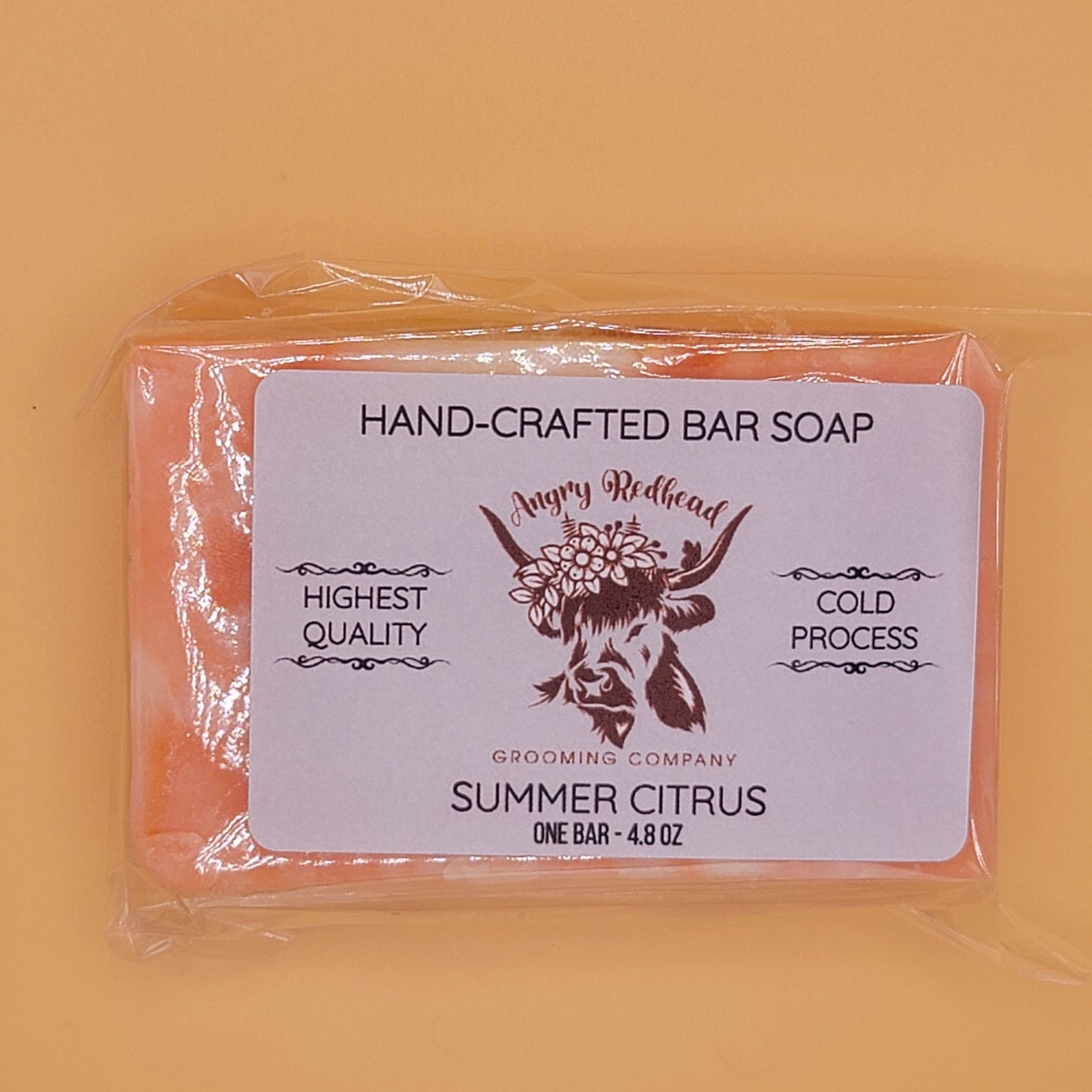 Summer Citrus Bar Soap by Angry Redhead Grooming Co - angryredheadgrooming.com