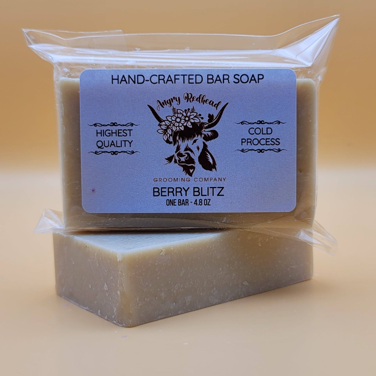 Berry Blitz Bar Soap by Angry Redhead Grooming Co - angryredheadgrooming.com