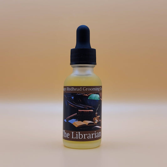 The Librarian Pre-Shave Oil by Angry Redhead Grooming Co - angryredheadgrooming.com