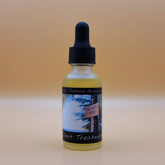 Silent Treatment Beard Oil by Angry Redhead Grooming Co - angryredheadgrooming.com