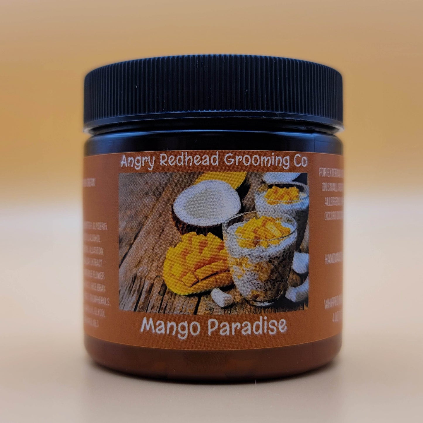 Mango Paradise Whipped Body Butter by Angry Redhead Grooming Co - angryredheadgrooming.com