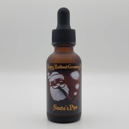 Santa's Pipe Beard Oil by Angry Redhead Grooming Co - angryredheadgrooming.com