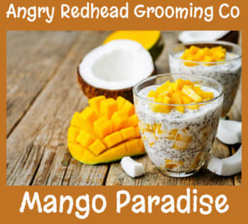Mango Paradise Goat's Milk Body Lotion by Angry Redhead Grooming Co - angryredheadgrooming.com
