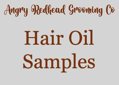Hair Oil Sample - One 5ml Bottle by Angry Redhead Grooming Co - angryredheadgrooming.com