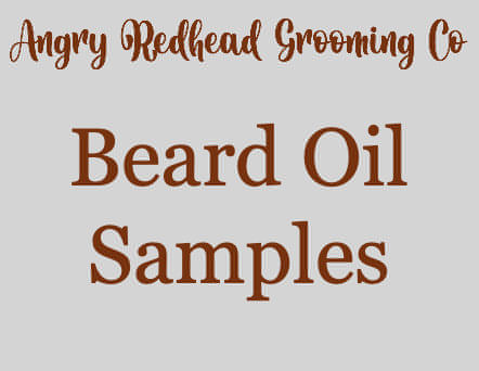 Beard Oil Sample - Three 5ml Bottles by Angry Redhead Grooming Co - angryredheadgrooming.com